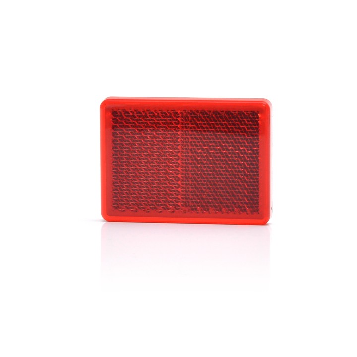 Catadioptre Rouge Adhésif - 55x40 mm