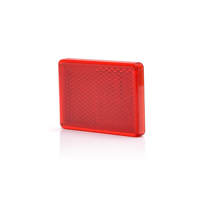 Catadioptre Rouge Adhésif - 55x40 mm