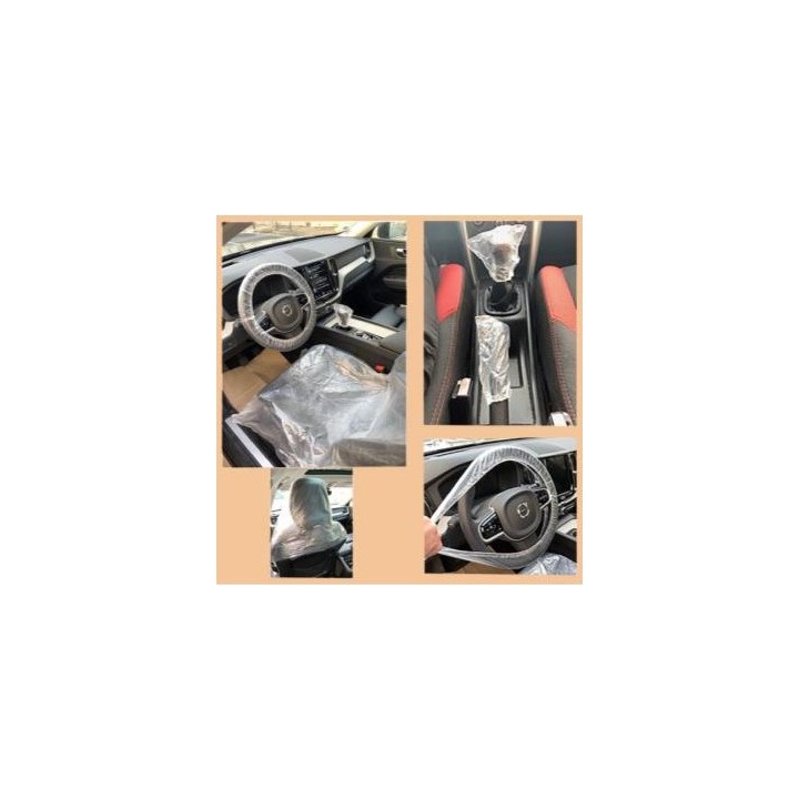Kit de Protection Habitacle Jetable - 5 Pièces pour Véhicules