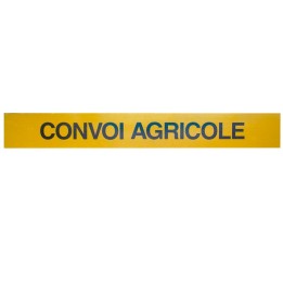 Panneau Convoi Agricole - 1900 x 250 mm classe 2