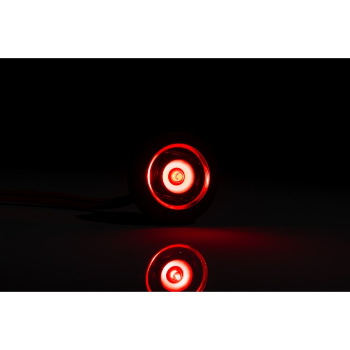 FEU DE GABARIT LED ROUGE A ENCASTRER 12/24V + câble 2×0,75 mm²