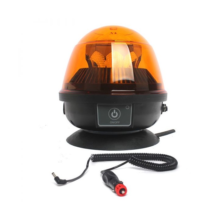 GYROPHARE 10 LED MAGNETIQUE SANS FIL + TELECOMMANDE