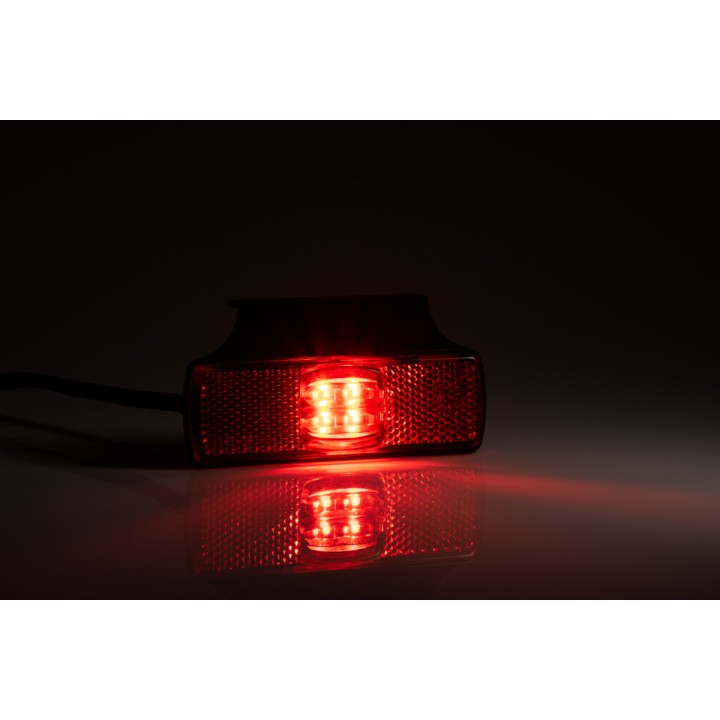 FEUX DE GABARIT LED 12/24V ROUGE SUR EQUERRE