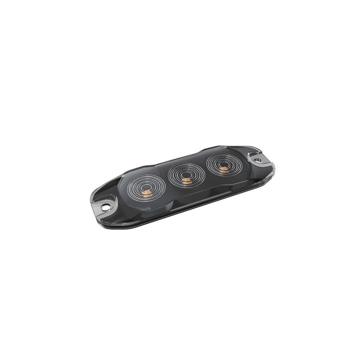 Feu de pénétration slim 3 LED - Compact, lumière orange intense et montage facile