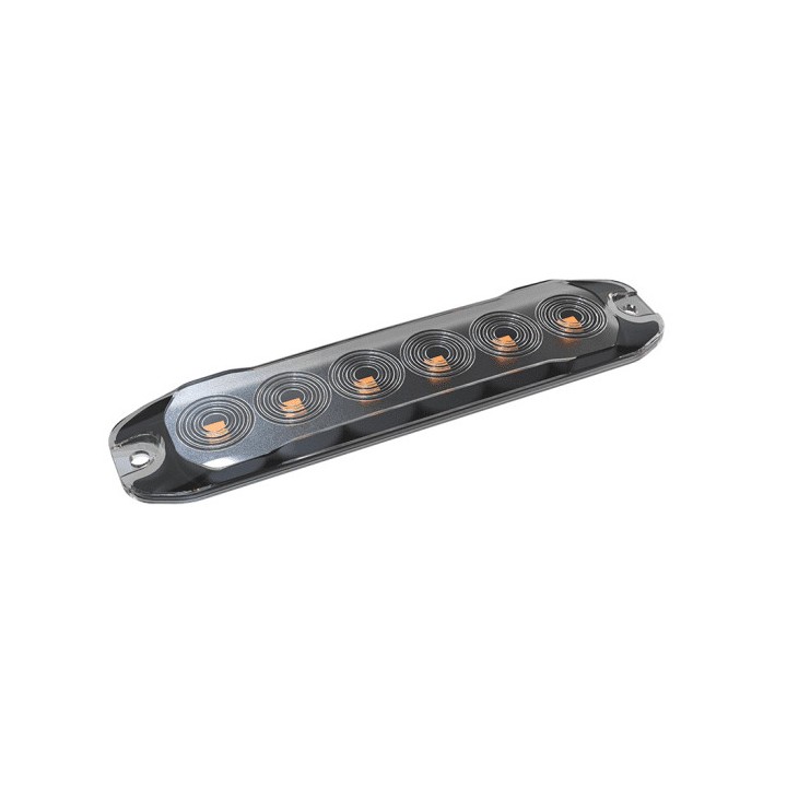 Feu de pénétration slim 6 LED - Orange