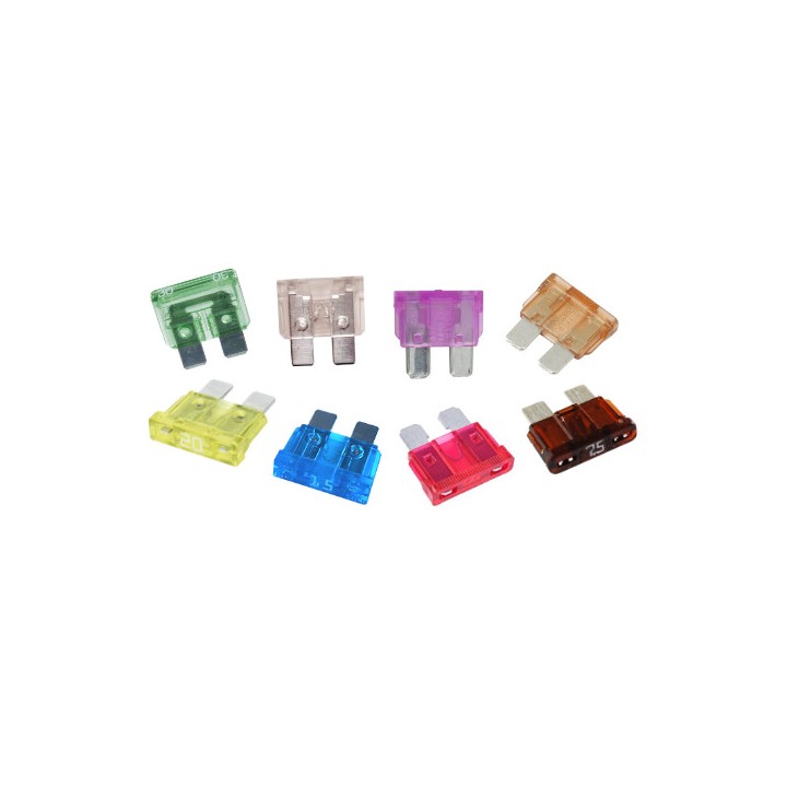 Fusibles standards à broches 3 A - blister par 8