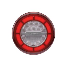 FEU ARRIERE LED 3 FONCTIONS -24V - LCR19 + CONNECTEURS ADDITIONNELS