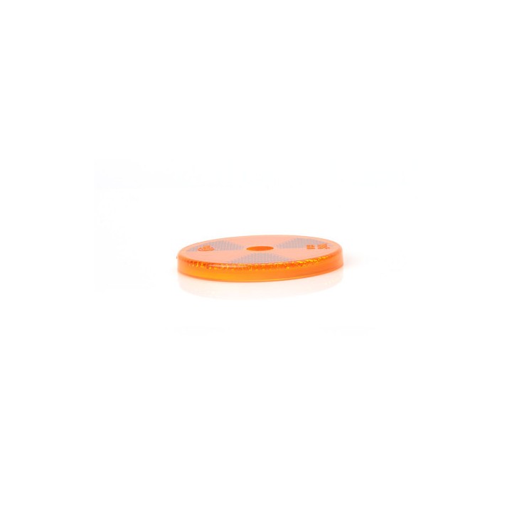 CATADIOPTRE ROND ORANGE 61MM A FIXER