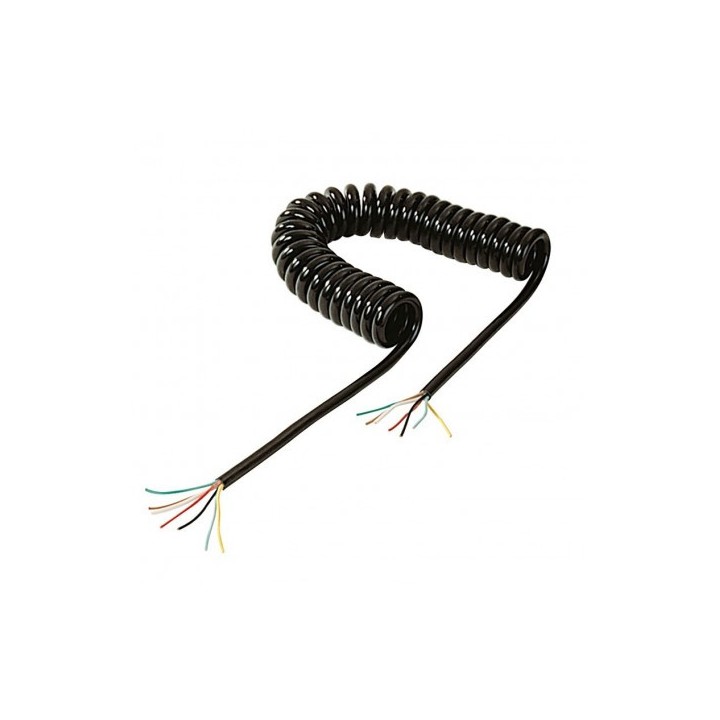 Cordon spirale nu 7 conducteurs - 10 m
