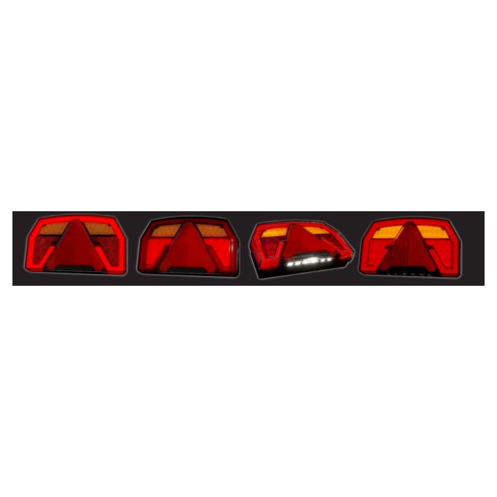 FEU ARRIERE  4 fonctions à LED 12V
