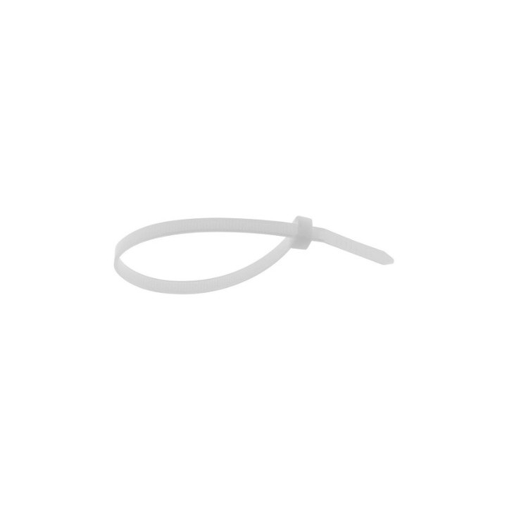 Collier plastique transparent de 350 mm - idéal pour câbles et bricolage.