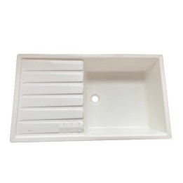 Evier plastique blanc - 600 x 340