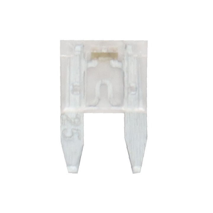 Fusible mini a broches - 25A (par 50) - Fusibles et porte-fusibles