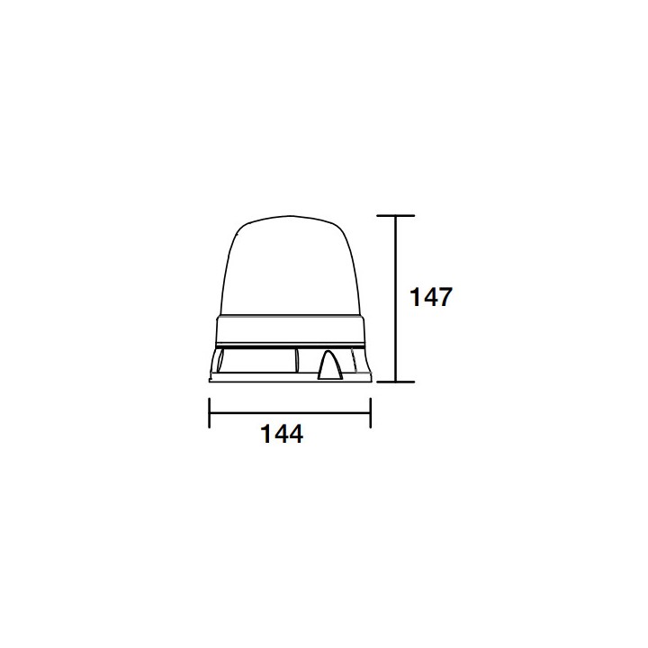 Gyrophare Halogène ASPOCK