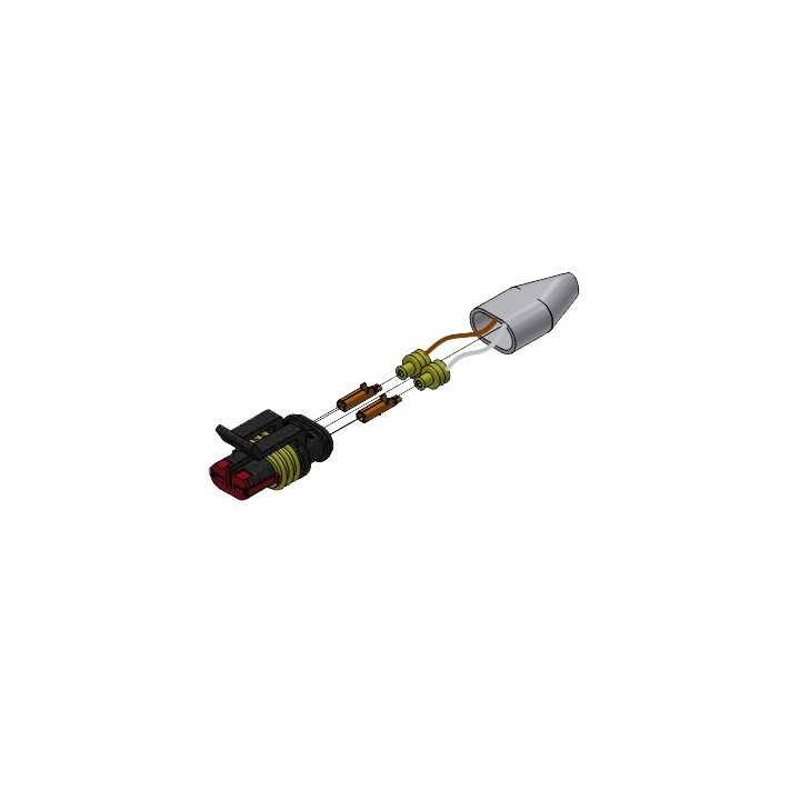 Connecteur Superseal male 2 voies