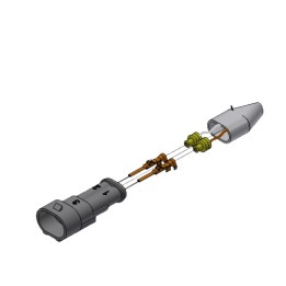 Connecteur Superseal male 2 voies