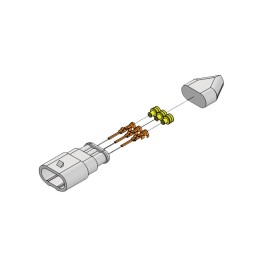 Connecteur Superseal femelle 3 voies