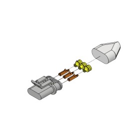 Connecteur Superseal male 3 voies