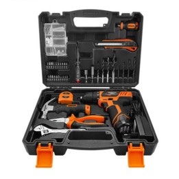 PERCEUSE SANS FIL 12V avec KIT D'OUTILS 109 pièces