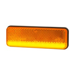 FEU DE GABARIT LED ORANGE SLIM 12/24V