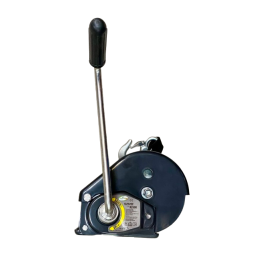 Treuil halage manuel 2950 kg - Sangle 8 m - Base galvanisée et coque protectrice