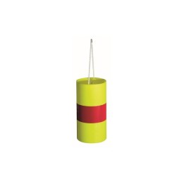 Fardier de Signalisation Jaune Fluo / Bande Rouge - Visibilité optimale