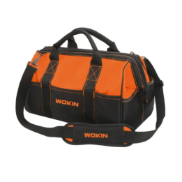 Sac à outils rigide 17" (43 cm) - Compartiments multiples, cadre renforcé et bandoulière réglable pour un transport facile.