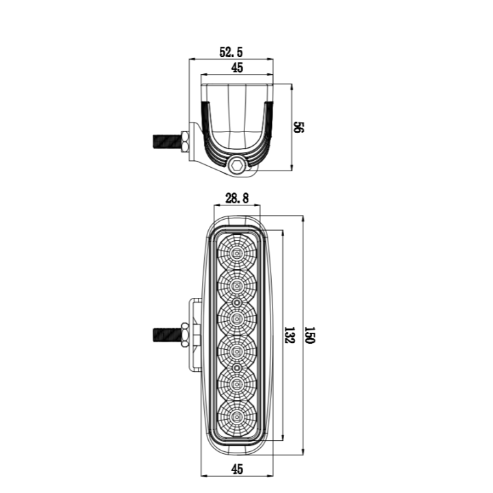 Feu de Manœuvre LED 1500LM – Éclairage Sécurisé pour Véhicule