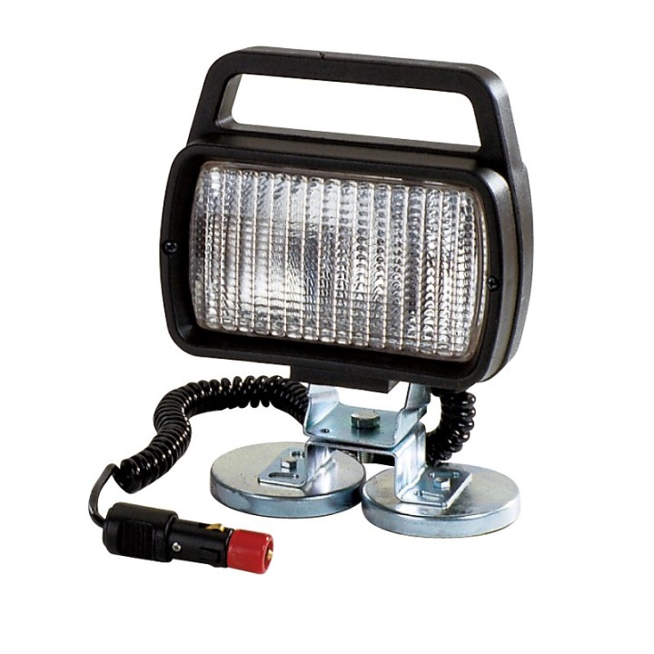 Projecteur de Travail Mobile avec Prise Allume-Cigare - 180x110x85 mm