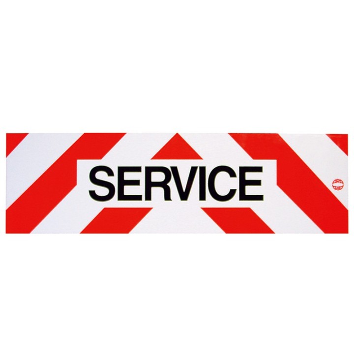 Panneau Service Adhésif - Panneaux de signalisation réléchissants