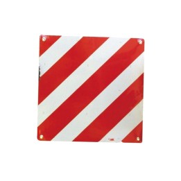 Panneau Rouge/Blanc - 500x500 mm - Panneaux de signalisation réléchissants