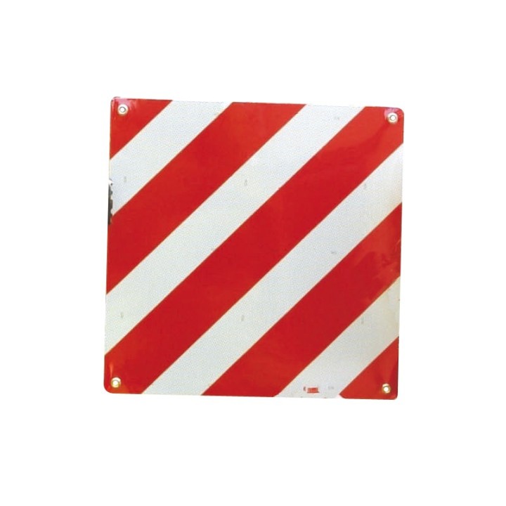 Panneau Rouge/Blanc - 500x500 mm - Panneaux de signalisation réléchissants