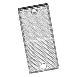 Catadioptre Blanc a Visser - 105x48 mm - Rectangulaires