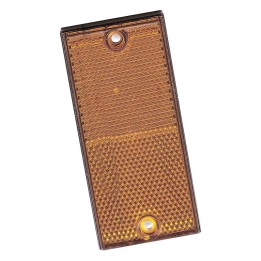 Catadioptre Orange à Visser AJBA 105x48 mm - Réflecteur de sécurité
