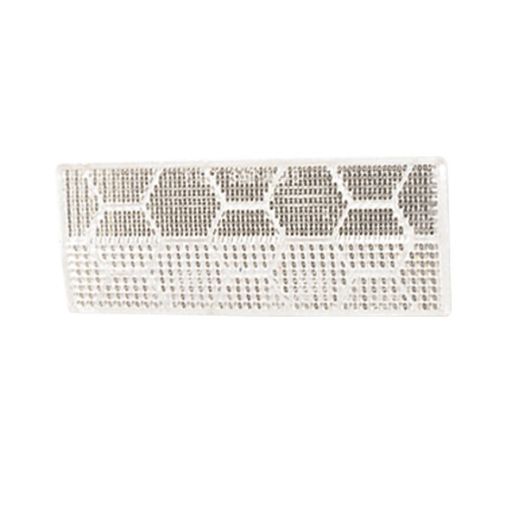 Catadioptre Blanc Adhesif - 110x44 mm - Rectangulaires