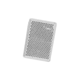 Catadioptre Blanc Adhesif - 57x39 mm - Rectangulaires