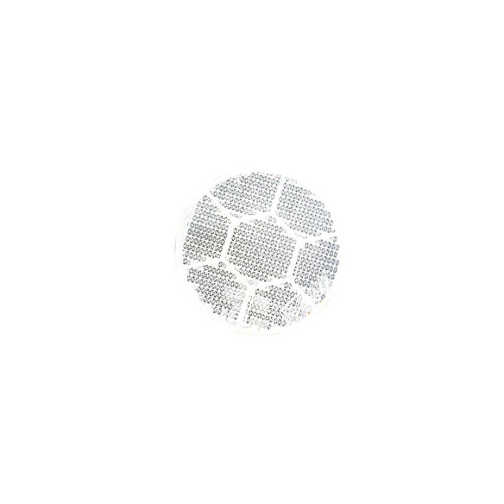 Catadioptre Blanc Adhesif - Diam 54 mm - Ronds
