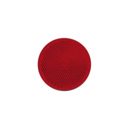 Catadioptre Rouge Adhesif - Diam 60 mm - Ronds