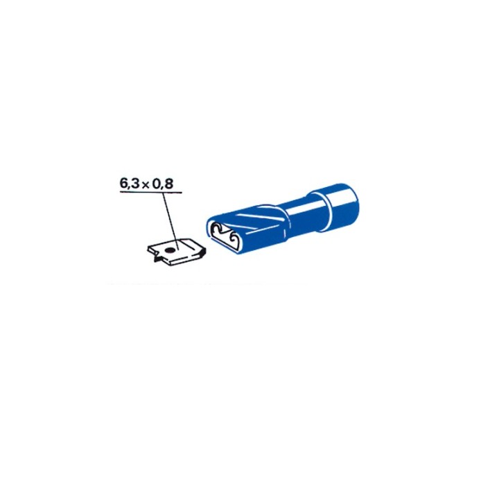 Cosse Femelle - Bleu (Par 100) - Cosses